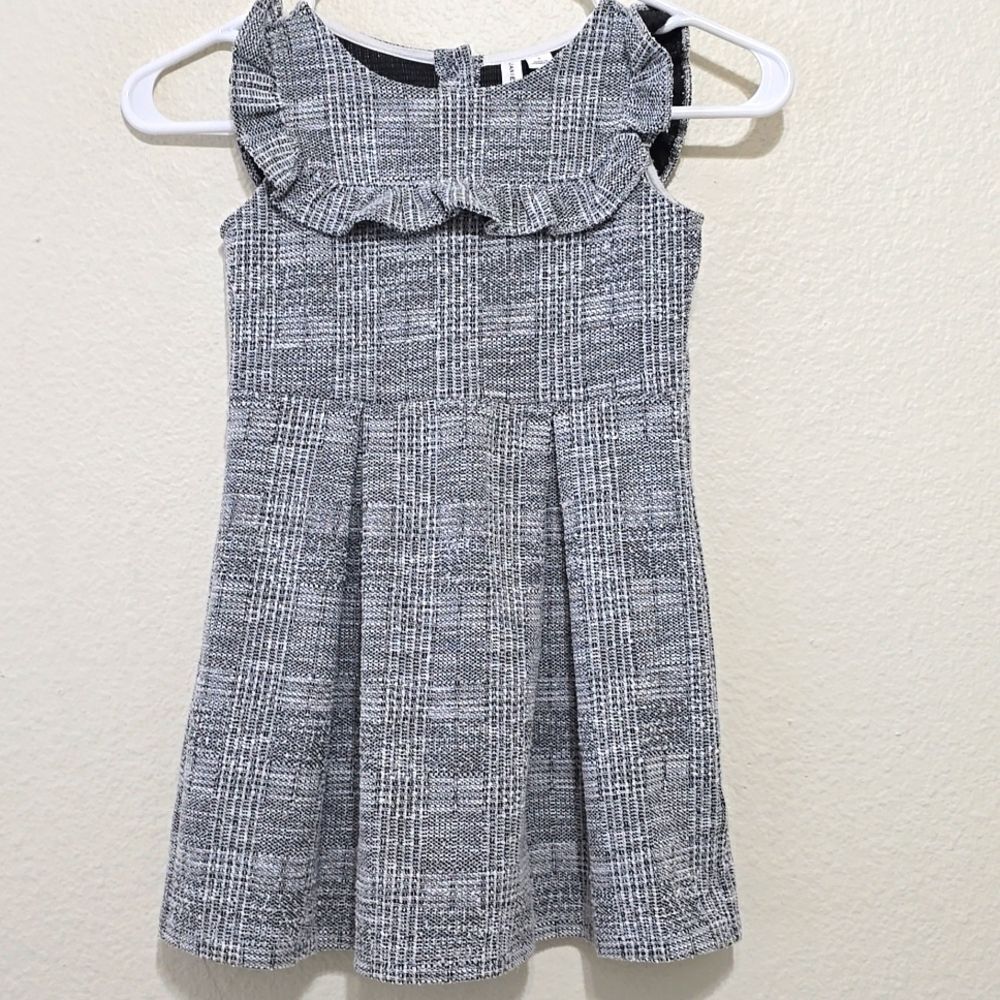 Janie & Jack Plaid Jacquard Sleeveless Jumper Dress 8